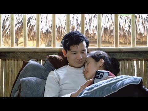 Feeling safe and secure, Tu Phan fell asleep peacefully in Thu's arms. 