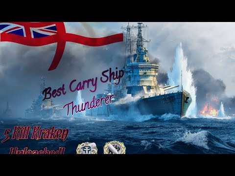 World of Warship | Best Carry Ship Thunderer in Ranked