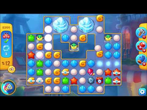 Fishdom Level 8344 walkthrough #fishdom #gaming