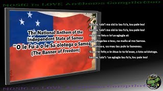 Samoa National Anthem &quot;O le Fu&#39;a o le Sa&#39;olotoga o Samoa&quot; INSTRUMENTAL with lyrics