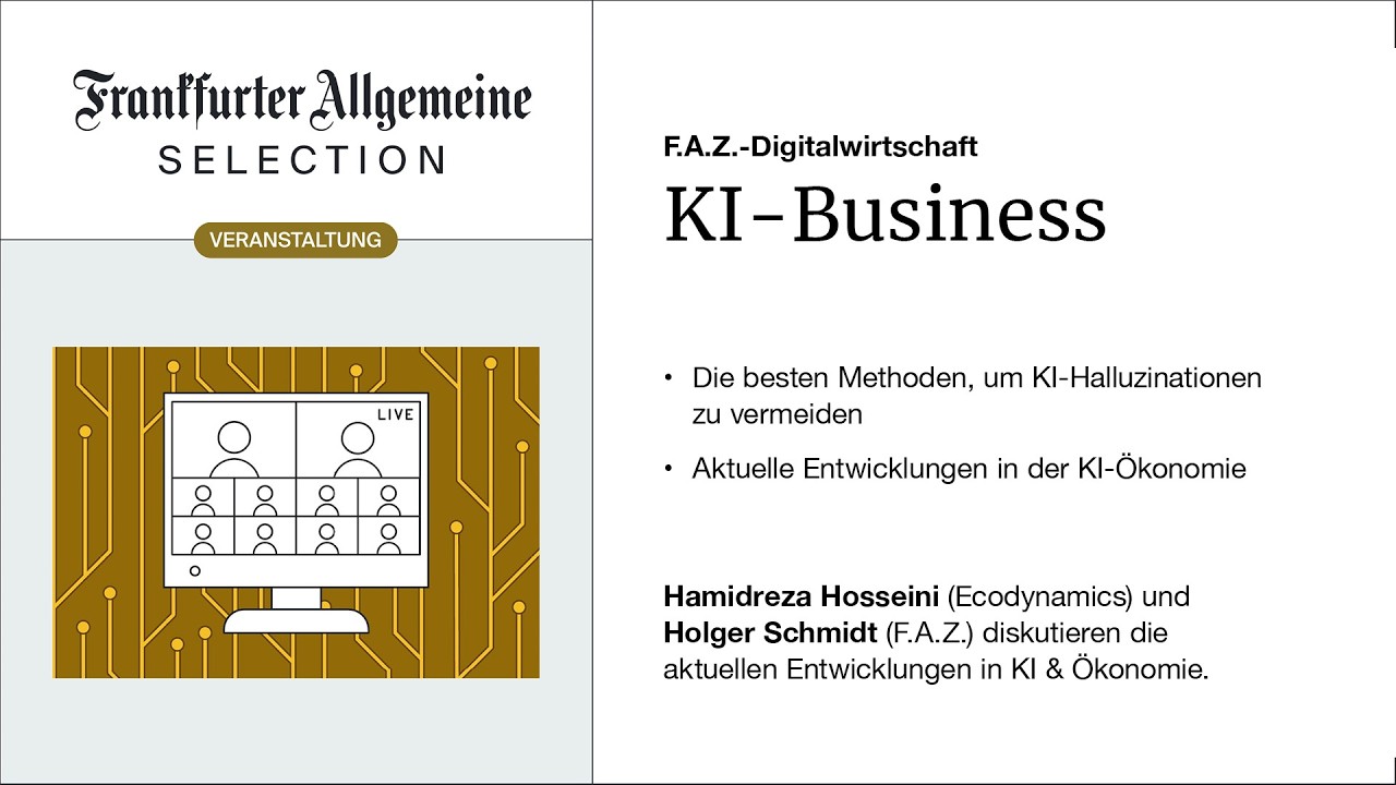 KI-Akademie live:  KI-Ökonomie / Halluzinationen vermeiden