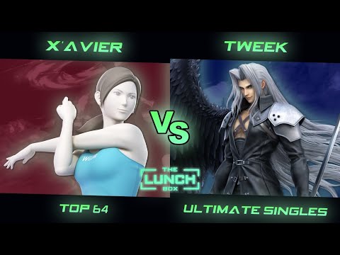 Lunch Box 18 Top 64 - Elite | X'avier (Wii Fit) Vs. TSM | Tweek (Sephiroth) SSBU Ultimate Tournament