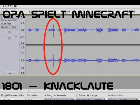Opa spielt Minecraft 1801 – Knacklaute