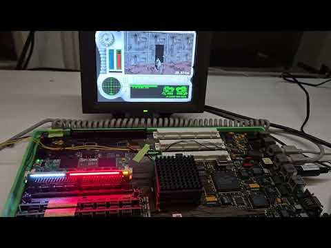 Macintosh Quadra 650 w/ 68060 running Marathon