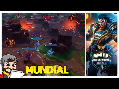 ESTÁGIO DE GRUPOS DO MUNDIAL DO SMITE! DIA 1