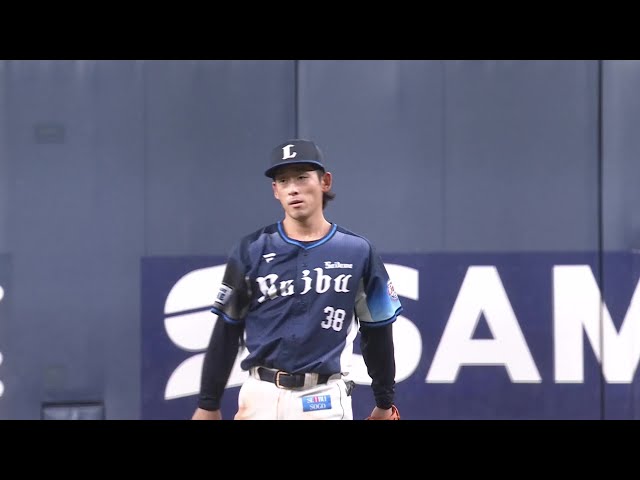 【6回裏】神回避!! ライオンズ・佐藤太陽 折れたバットを避けてダイビングキャッチの好守!! 2025年7月31日 オリックス・バファローズ 対 埼玉西武ライオンズ