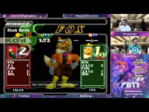 FBT7 - Frootloop (Falco) vs Mundungu (Fox) - Melee Winner's Semis