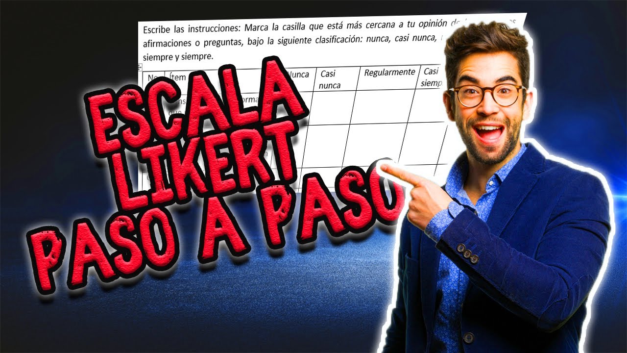 Que es una escala likert y como hacerla 2020