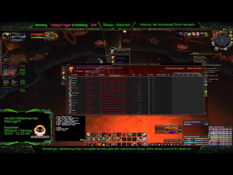 ShenrageTV Livestream: World of Warcraft Mainraid: Antorus, der brennende Thron - HC danach Mythisch