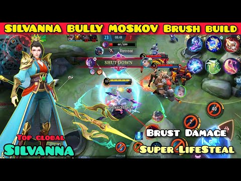 SILVANNA BULLY MOSKOV? OFFLANER BURST BUILD | Silvana Best Build 2022 | Build Silvana Boo Daynimo ML
