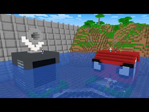 NEDEN KÖYÜMÜZÜ SU BASTI? - Minecraft
