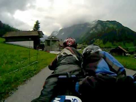 SPEEDDOWN Frutigen 2011 Side-car 1st Lap