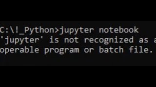 Jupyter notebook does not open via Jupyter Notebook on the command prompt in Windows 10.