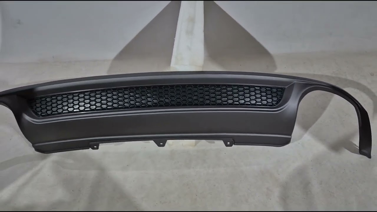 Audi A4 B8 2007-2015 гг. Диффузор заднего бампера DPT V2 (2008-2011) Video 1