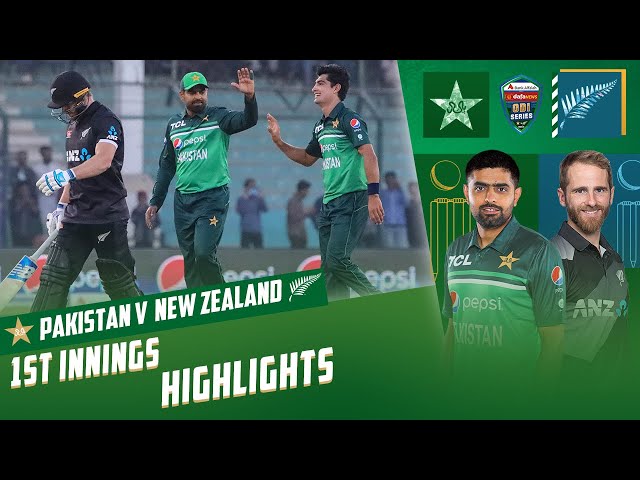 1st Innings Highlights | Pakistan vs New Zealand | 1st ODI 2023 | PCB | MZ2T 1st Innings Highlights | Pakistan vs New Zealand | 1st ODI 2023 | PCB | MZ2T