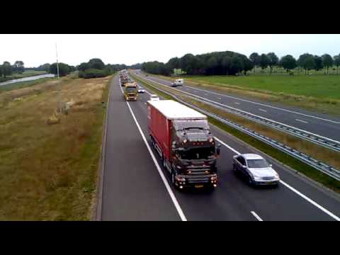 Truckstar Festival 2010 uittocht    A28 de Wijk/Meppel
