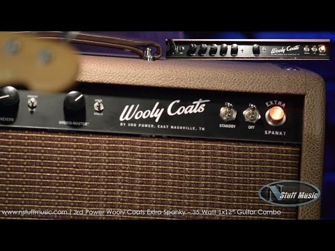 3rd Power Wooly Coats Extra Spanky - 35 Watt 1x12" Guitar Combo - Brown - Free Shipping image 7