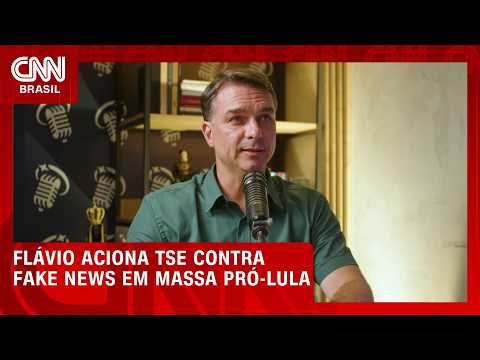 Flávio aciona TSE contra “campanha do medo” com fake news em massa pró-Lula | CNN PRIME TIME