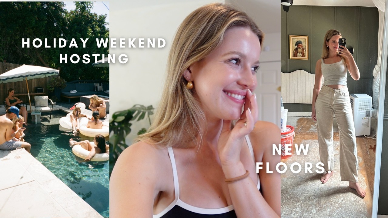 VLOG: finishing the upstairs (NEW FLOORS WHEE!) and having the most fun holiday weekend