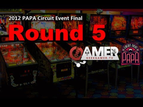 PAPA Pinball - Round 5 - 2012 PAPA Circuit Final