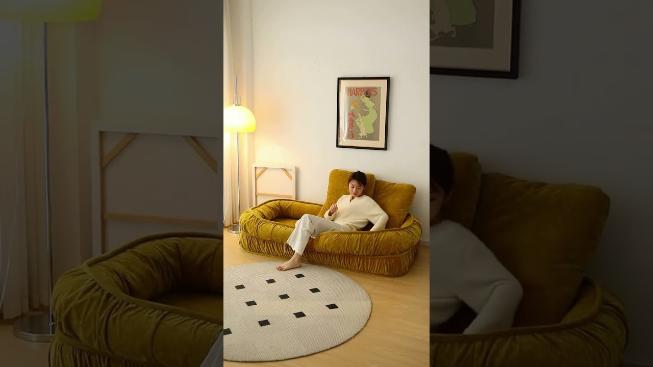 折りたたみソファベッドの使い方5選！これ1台で生活が変わる #省スペース家具 #一人暮らし #ソファ #折りたたみソファベッド  #賃貸インテリア  #ワンルーム #多機能家具 #mutukishop