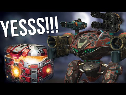 War Robots - Low Level Leech Gameplay Vs High Level Players + Gold Chest Opening!