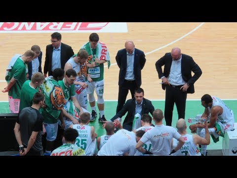 WIDEO: Stelmet Zielona Góra - Miasto Szkła Krosno 105-87 [SKRÓT MECZU]