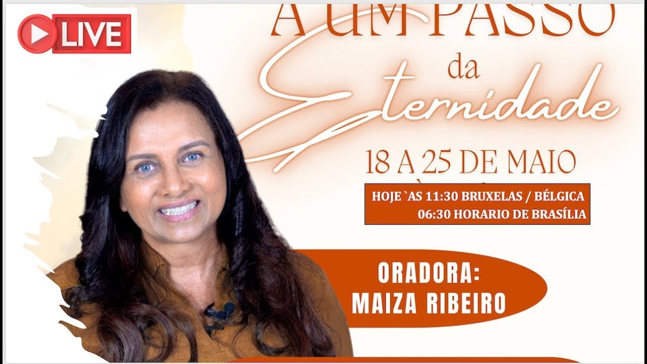 Tema 1 - A Sacudidura | Maiza Ribeiro | 18/05 | Semana de Oração | IASD Bruxelas