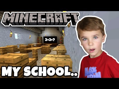 BUILDING SCHOOL FOR SIMAS in MINECRAFT SURVIVAL MODE