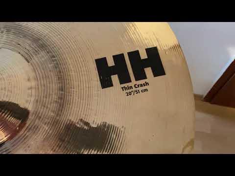 SABIAN 20“ HH thin Crash - Hand Hammered Cymbal