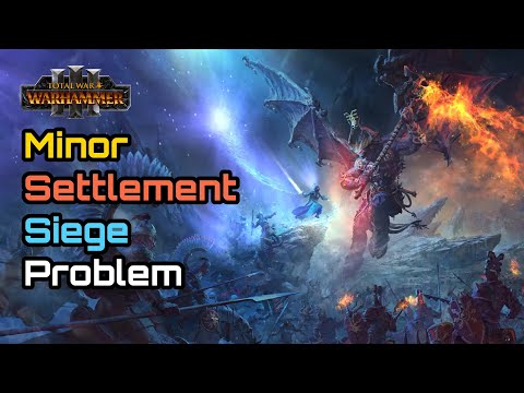 How Siege Battles, Minor Settlement Battles are Broken - Total War: Warhammer 3 Immortal Empires