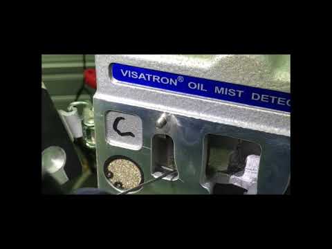 Schaller Visatron 87plus Oil Mist Detector Maintenance of Fresh Air Bores