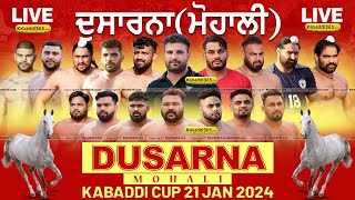  Dusarna (Mohali) Kabaddi Tournament 21 Jan 2024