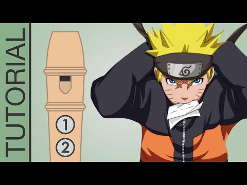 Naruto - Blue Bird - Recorder Flute Tutorial