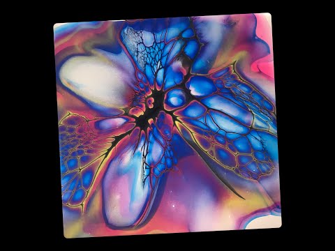 357 Cell Activator Series 3 of 4 ~ Bloom Acrylic Fluid Art ~ Art By Susan King