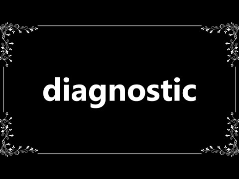 image-What does it mean when something is diagnostic?