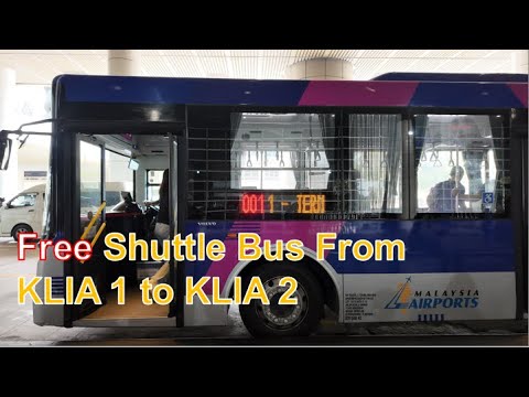 Free shuttle bus from KLIA 1 to KLIA 2