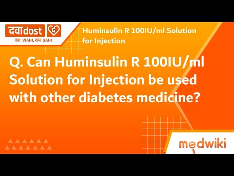 Huminsulin n 100 iu solution for injection