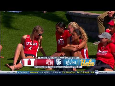 Utah vs UCLA - Pac 12 Womens Beach Volleyball Championships (April 26th 2018)