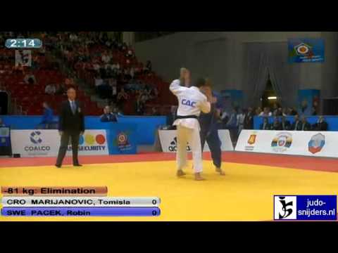 Judo 2012 European Championship Chelyabinsk: Marijanovic (CRO) - Pacek (SWE) [-81kg]