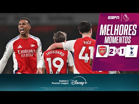 Gols e lances de Arsenal x Tottenhan