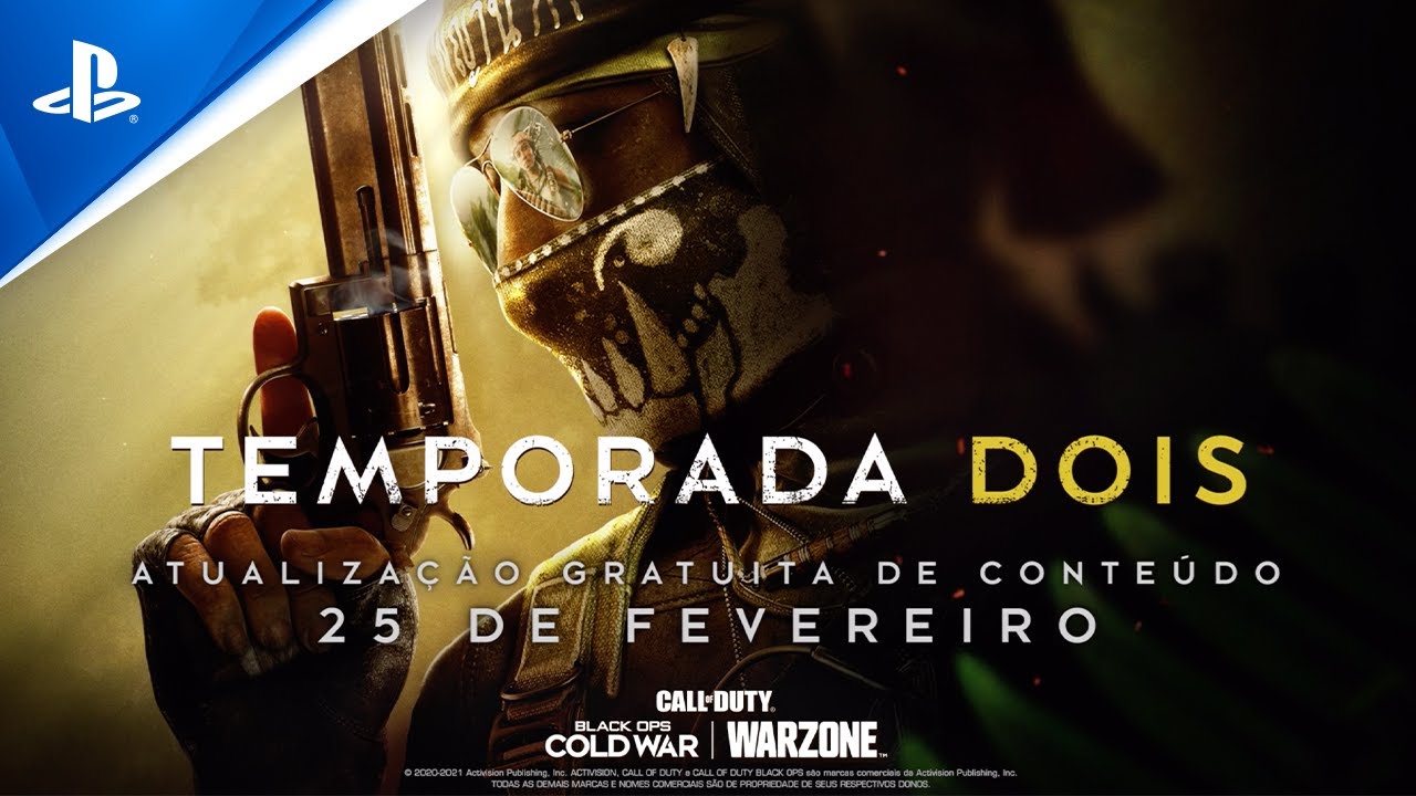 Informação importante: Temporada Dois de Black Ops Cold War e Warzone chega dia 25 de fevereiro