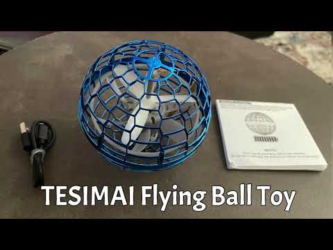 TESIMAI Flying Ball Toy, Boomerang, Hovering, Soaring (Glowing Orb)— starring Cadi, Ryli, and Sofi