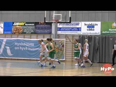 HyPo vs Tapiolan Honka naisten korisliiga highlights