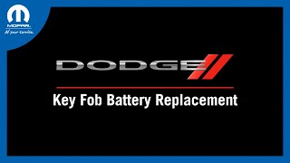 Key Fob Battery Replacement | How To | 2022 Dodge Charger
