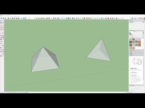 Perfect Pyramid (3 and 4 sided) in Sketchup