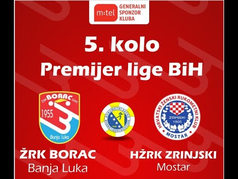 ŽRK Borac vs HŽRK Zrinjski Premijer liga BiH 5.kolo sezona 2025/26 UŽIVO