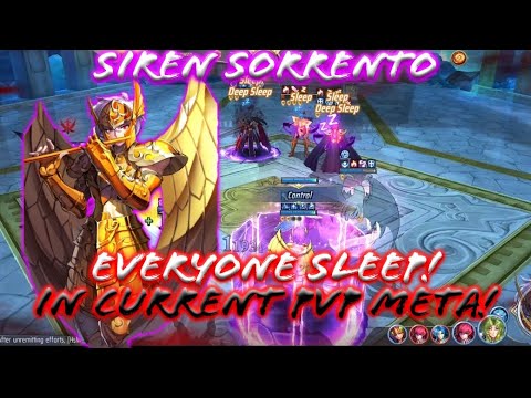 Saint Seiya: Awakening (KOTZ) - Siren Sorrento Lineup Test at Current PvP Meta! Everyone Sleep!