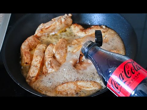 Mixing chicken fillet and cola: incredible result