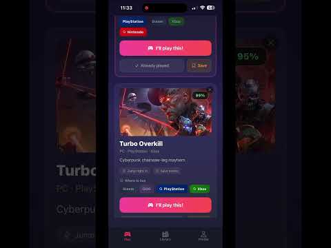 PlayNxt - Game Recommendations